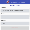 GTU Exam TimeTable