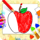 Drawing populer fruits for kid Icon