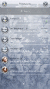 GO SMS PRO 55° GREY THEME screenshot 1