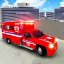 City Ambulance Driving & Rescue Mission Game 2017 Icon