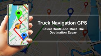 Truck GPS - การนำทางทิศทางค้นหาเส้นทาง screenshot 0