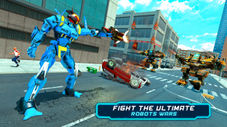 Police Robot Car Rampage - Roboterschießspiele screenshot 4
