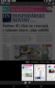 Hospodárske Noviny screenshot 0