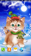 Winter Cat Live Wallpaper screenshot 4