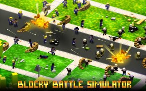 Blocky Battle Simulator screenshot 0