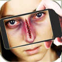 Wounded To The Face Joke Icon