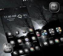 Black&White GO Launcher Theme screenshot 2