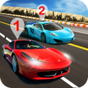 Airborne Real Car Racing Free Game Icon