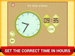 math telling time clock game alarm clock screenshot 0