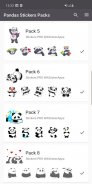 Baru lucu Panda stiker WAstickerApps screenshot 4
