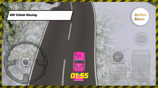 permainan drift mobil pink screenshot 0