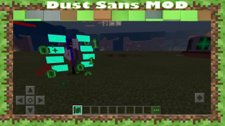 Dust Sans Undertale Mod for Minecraft screenshot 3