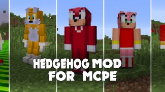 Hedgehog Mod for Minecraft PE screenshot 0