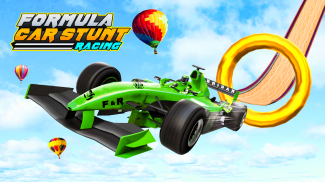Formel-Auto Stunt Racing - Unmögliche Tracks Spiel screenshot 1
