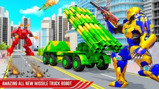 Missile Truck Dino Robot Car screenshot 2