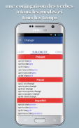 Conjugaison: verbes français screenshot 2