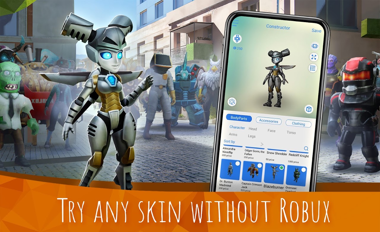 Roblox Skins Robux Master for Android - Download