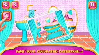 Princess Bathroom Decor : Cleaning Time screenshot 1