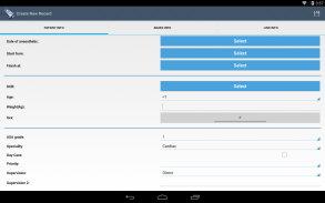 Anaesthesia Logbook-Log4ASLite screenshot 1