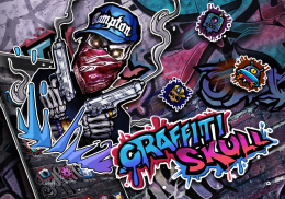 Tema de Cráneo de Graffiti screenshot 1