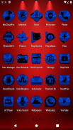 Blue and Black Icon Pack Free screenshot 23