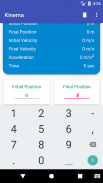 Kinema - Kinematics Calculator screenshot 2