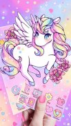 Cute Unicorn Themes HD Wallpapers screenshot 0