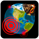 Quake & Volcanoes: 3D Globe of Volcanic Eruptions Icon