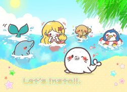 Cute characters in the sea screenshot 7