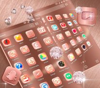 Rose Gold Launcher Theme screenshot 5