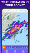 RAIN RADAR - radar météorologique animé prévisions screenshot 1