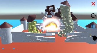 Destruction 3d physics simul screenshot 3