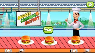 Burger cooking factory: Kitchen chef game screenshot 0