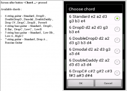 Polyphonic tuner for guitar and other string instruments screenshot 1