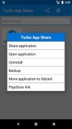 Turbo App Share-APK Transfer, App Sharing & Backup screenshot 1