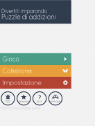 Puzzle di addizioni screenshot 3