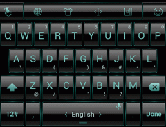 Keyboard tema AquaFrame screenshot 5