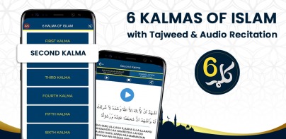 6 Kalma of Islam