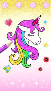 Unicorn Coloring Book Glitter screenshot 6