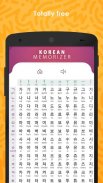 Korean Memorizer - learn to write and read Hangul screenshot 4