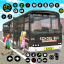 School Bus Driver Simulator 3D Icon