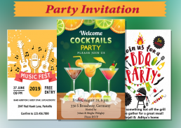 Party Invitation Card Maker screenshot 0