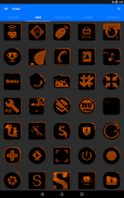 Black and Orange Icon Pack ✨Free✨ screenshot 2