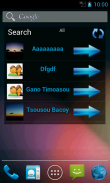 Contacts in a list widget screenshot 4