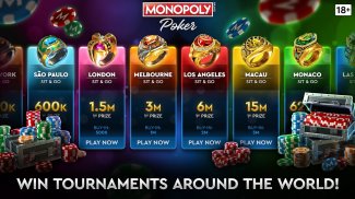 MONOPOLY Poker - O Texas Holdem Online Oficial screenshot 20