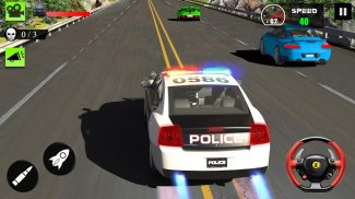 警察 追 在 高速公路 交通 模拟器 2018 screenshot 0