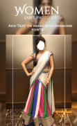 Women Saree Photo Suit screenshot 1