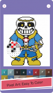 Dream Sans Pixel Art Color By Number screenshot 1