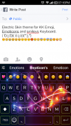 Electric Emoji Keyboard screenshot 0