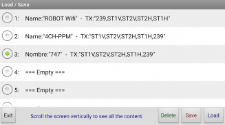 Universal RC Transmitter screenshot 2